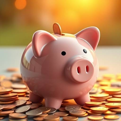 Una alcanc칤a llena de monedas, simbolizando el ahorro y la planificaci칩n financiera.